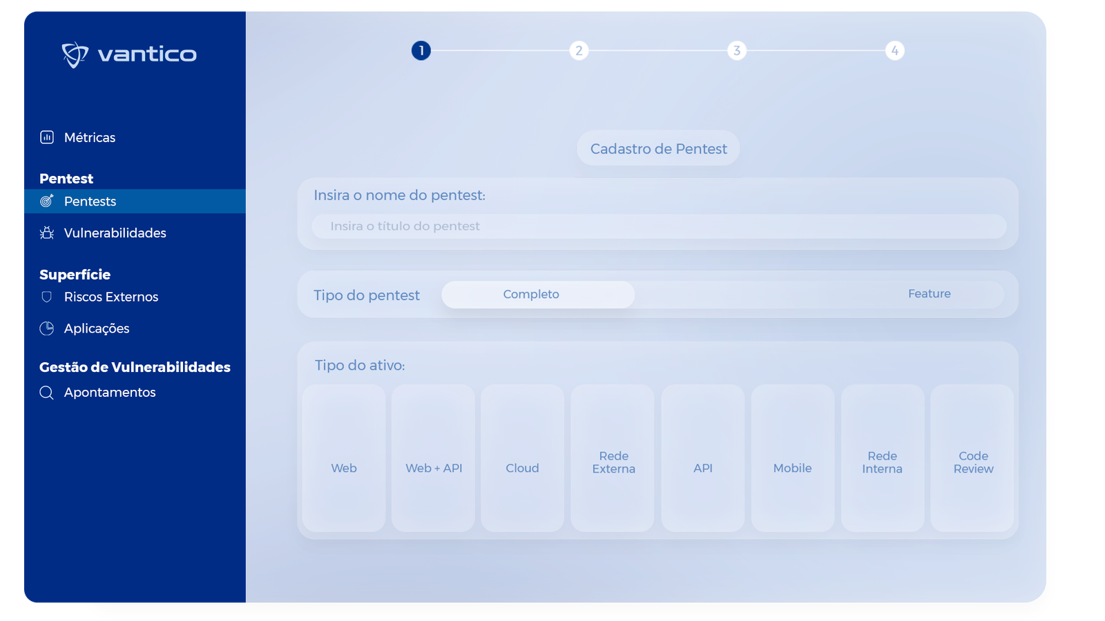 Novo Pentest - Vantico