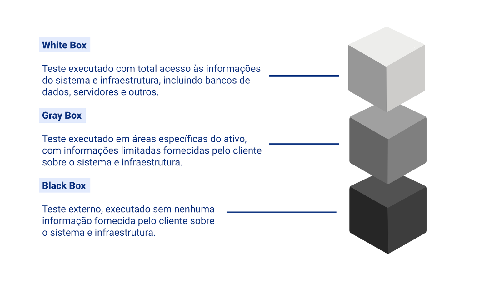 Pentest | Black, white e gray box | Vantico - Guia para contratar Pentest