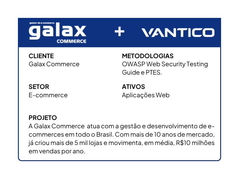 Pentest para e-commerces: Case Galax Commerce
